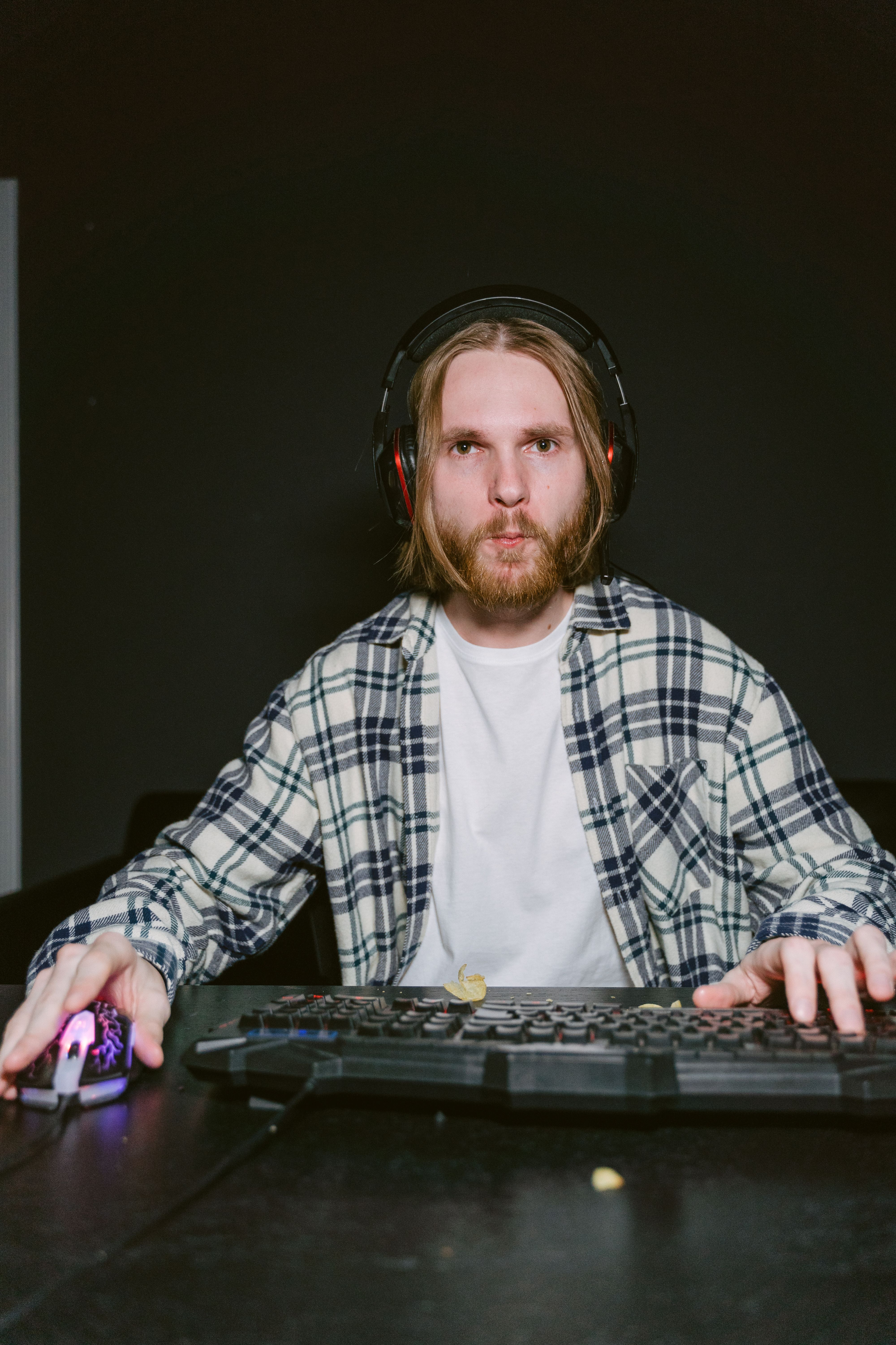 Portrait of Marrow, sniper of Vanta Five, locked in during a scrim